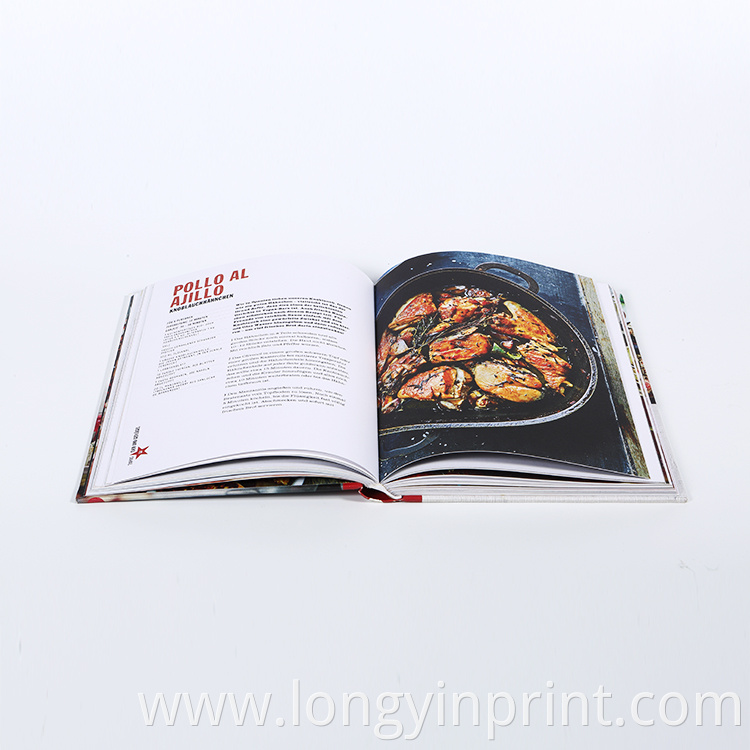 Hard Cover Book / Cooking Book Printing Services Board on Demand